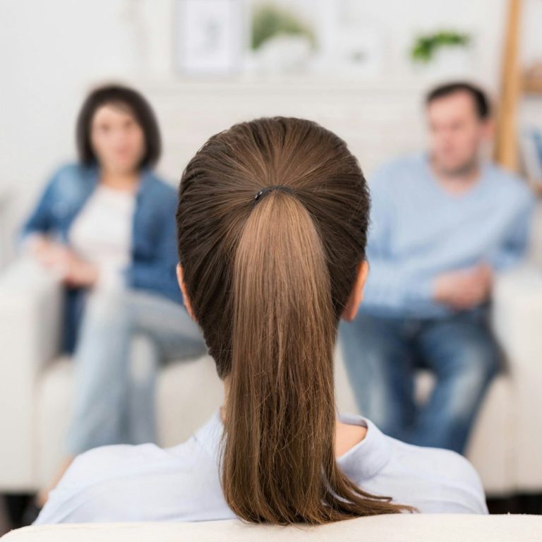 Sesión de terapia de pareja